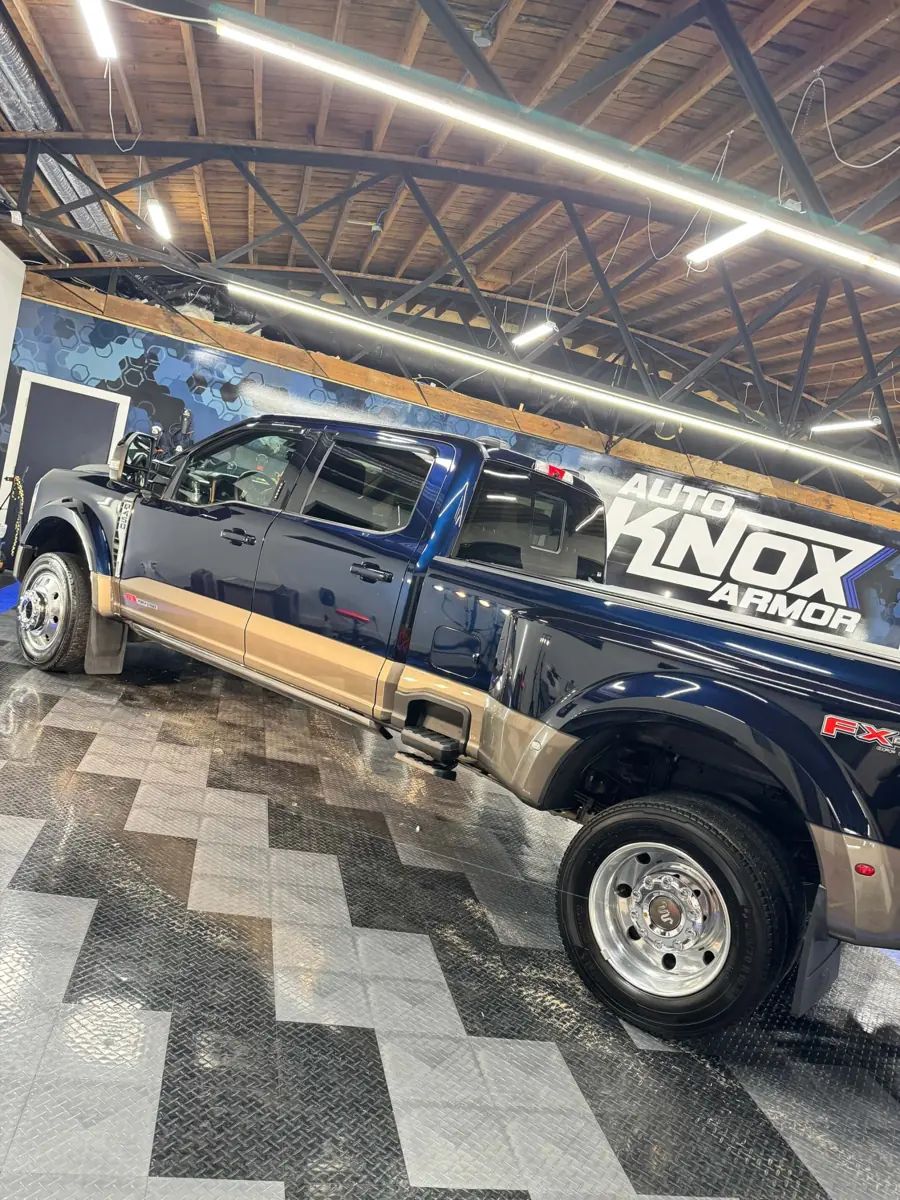 Ford Super Duty after paint correction and ceramic coating at Knox Auto Armor